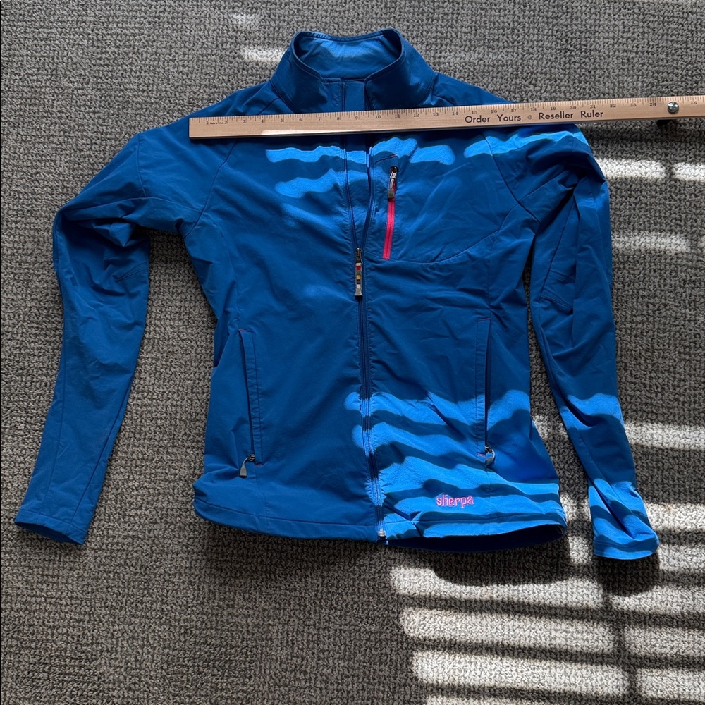 Sherpa Adventure Gear Blue Wind Rain Resistant Jacket Small